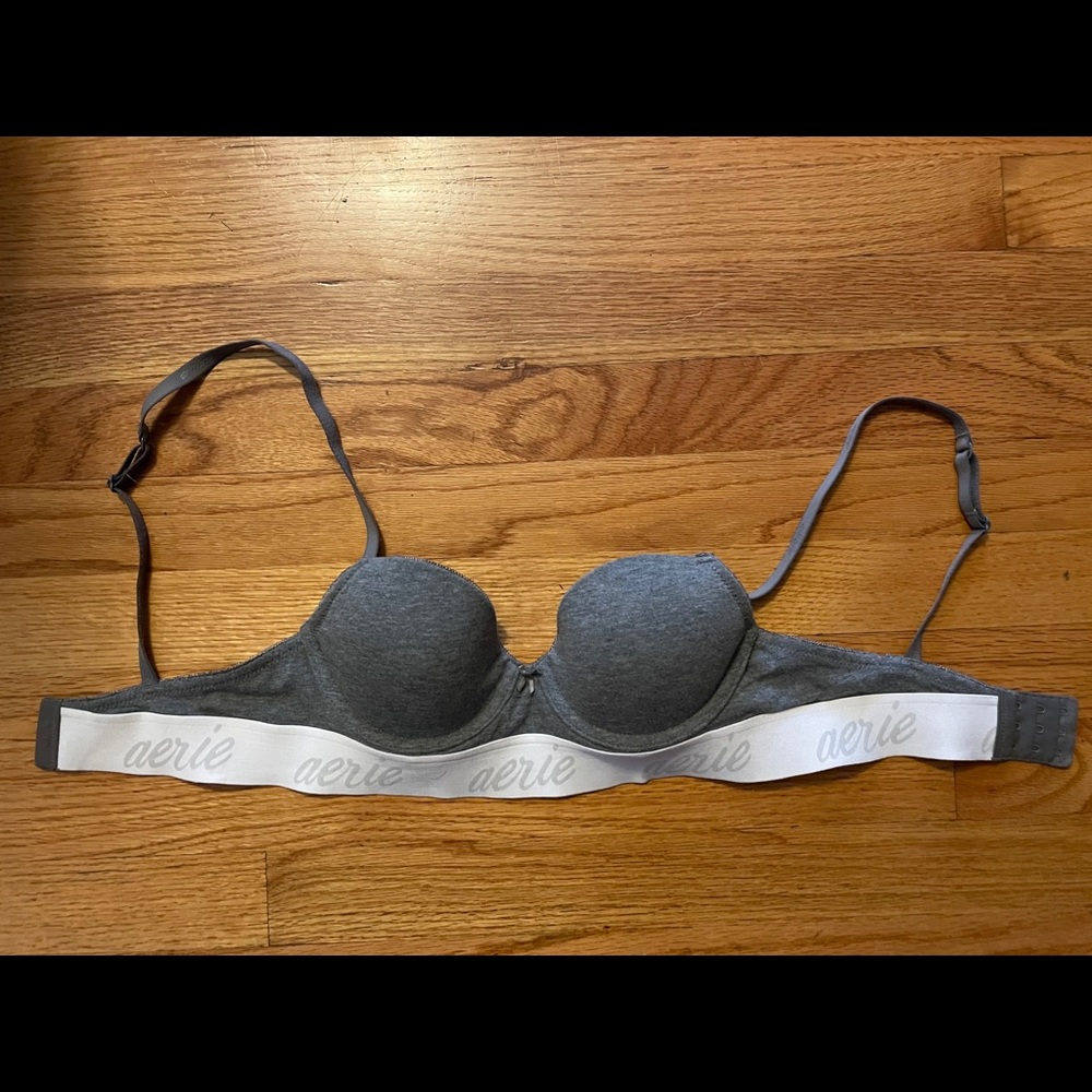 New Aerie Soft Gray Bra Underwire 34B